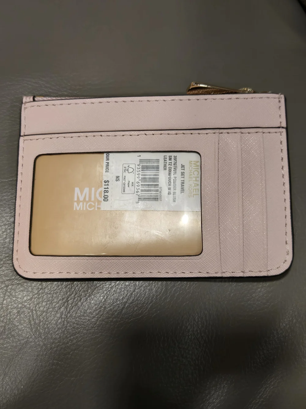 Michael Kors 2 In 1 Leather Satchel With Wallet And Cardholdet Powder Pink NWT